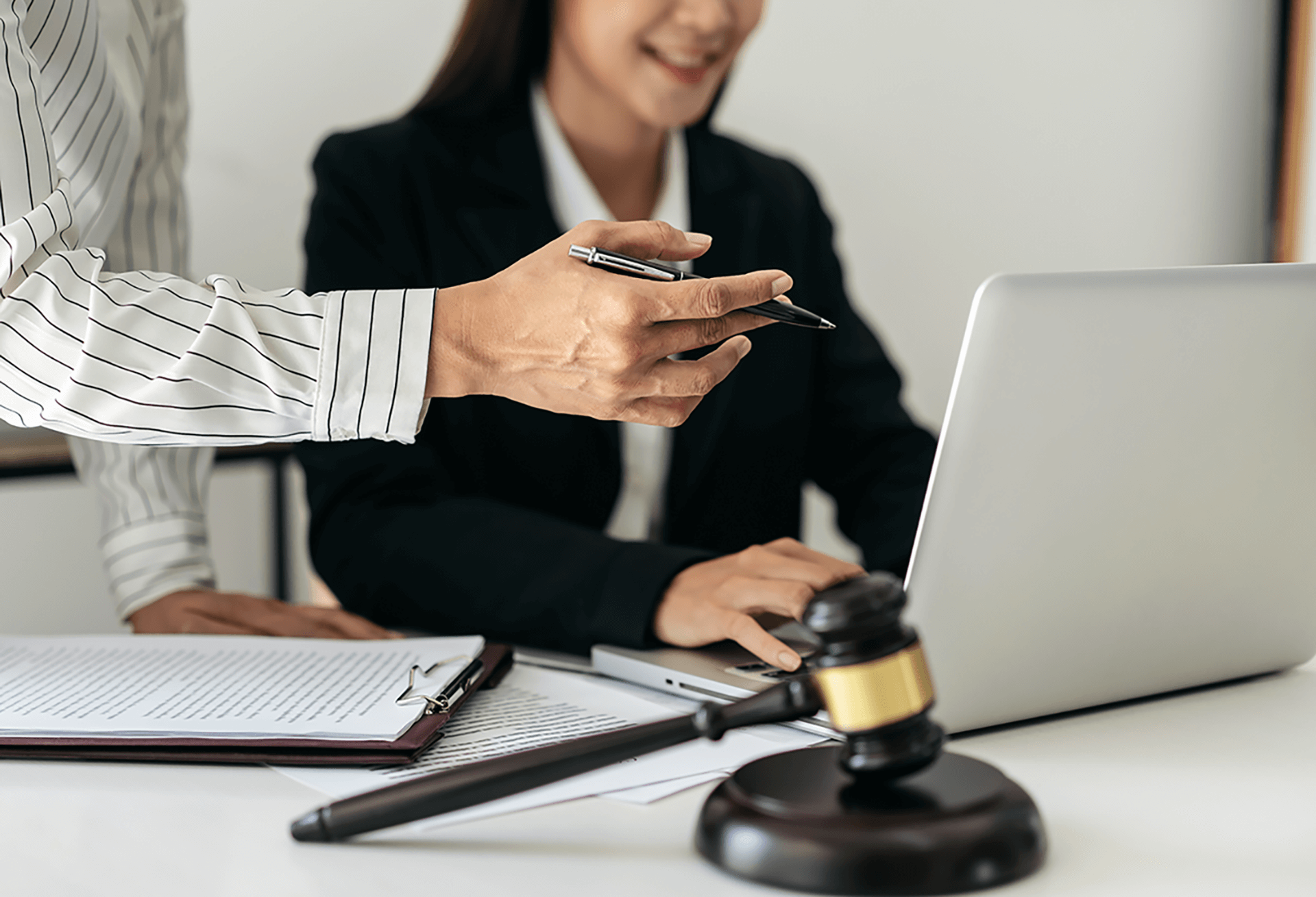 Successful client meeting